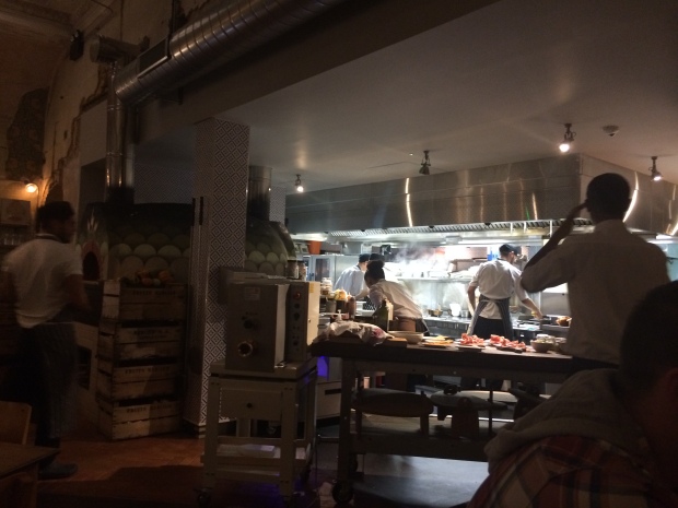 Jamie's Trattoria restaurant Chelmsford - open kitchen